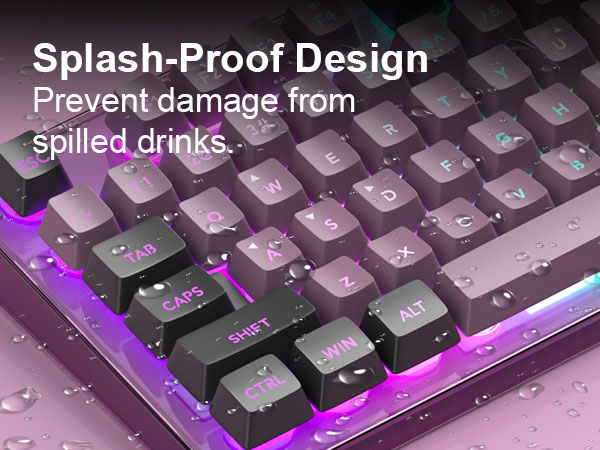 Splash-Proof Design