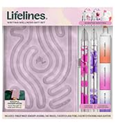 Lifelines Sensory Bead Journals, Papaya &amp; Gumball 2 Pack Set - Fidget Ruled Notebook Journals wit...