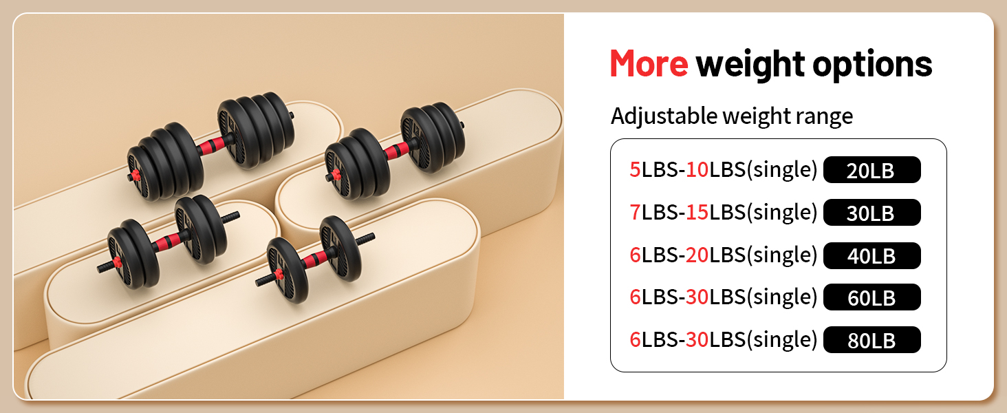 dumbbells set