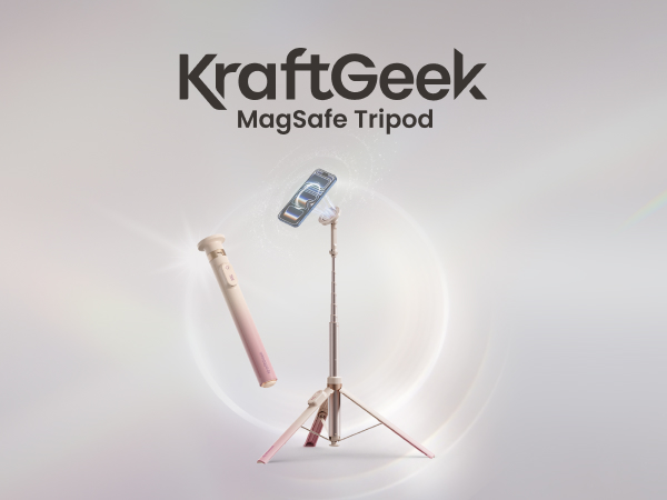 Magnetic selfie stick tripod for iPhone 12–17 series