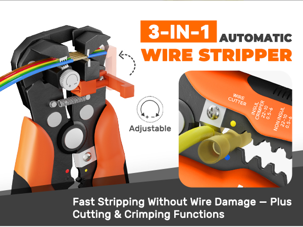 3in1 Automat wire stripper