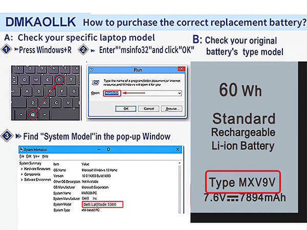 mxv9v battery for dell laptop