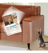 Acostop Cat Scratch Furniture Protector - Specially Designed for Leather Furniture, Easy to Remov...