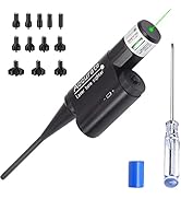 MOSANDON Red or Green Dot Laser Bore Sight Kit for .177 to .68 Caliber Pistols Rifles Scopes, Mul...