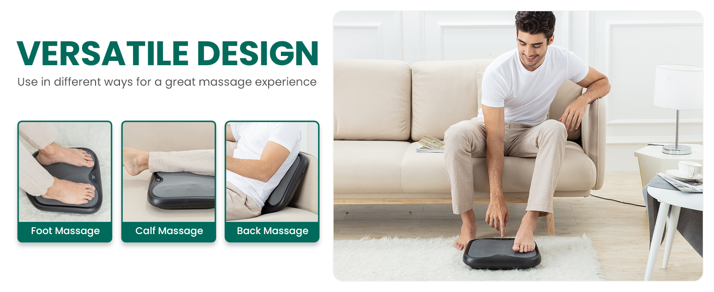 foot massager with heat shiatsu heated foot massager for plantar fasciitis,neuropathy