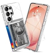 AFGHOA for Samsung S26 Ultra Wallet Case,4 Credit Card Holder Case for Galaxy S26 Ultra,Clear Fli...