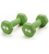 Portzon Weights Dumbbells 10 Colors Options Compatible with Set of 2 Neoprene Dumbbells Set,1-15 ...