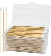 1000/500Pcs Gun Cleaning Swabs, Precision Pistol Cleaning Swabs Durable Stem, 6 Inch Pointed Gun ...