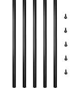 VEVOR Deck Balusters 32" Aluminum 101 Packs, Easy-Install Square Spindles for Secure and Durable ...