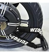 Bike Chain Lock, Heavy Duty Anti-Theft Bicycle Chain Lock, 2.72 Ft Security Bike Locks with 3 Key...