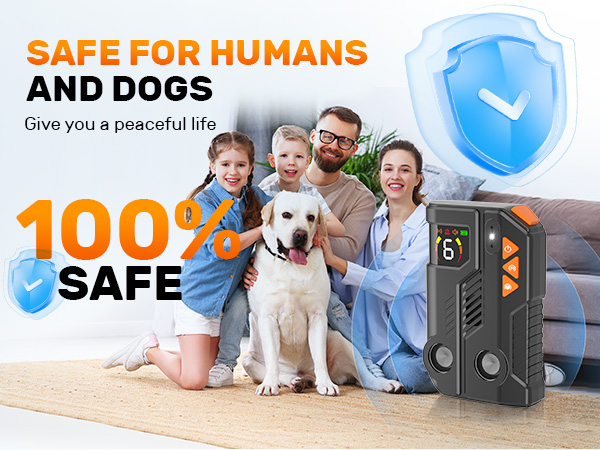 Safe for humans and dogs dog barking deterrent devices