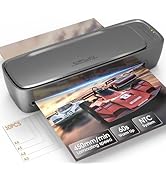 Qfun Laminator Machine 13 Inch Thermal Laminating machine 11x17 with Sheets, Cold Hot Lamination ...