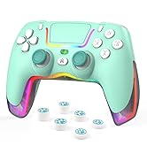RALAN Green Wireless Controller Compatible with Playstation 4/Pro/Slim/for PS4 Dualshock 4 Gamepa...