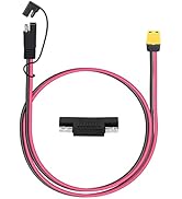 CERRXIAN 3.2ft 12AWG XT60 to SAE Cable, XT60 Female to SAE Solar Extension Power Cable with SAE C...