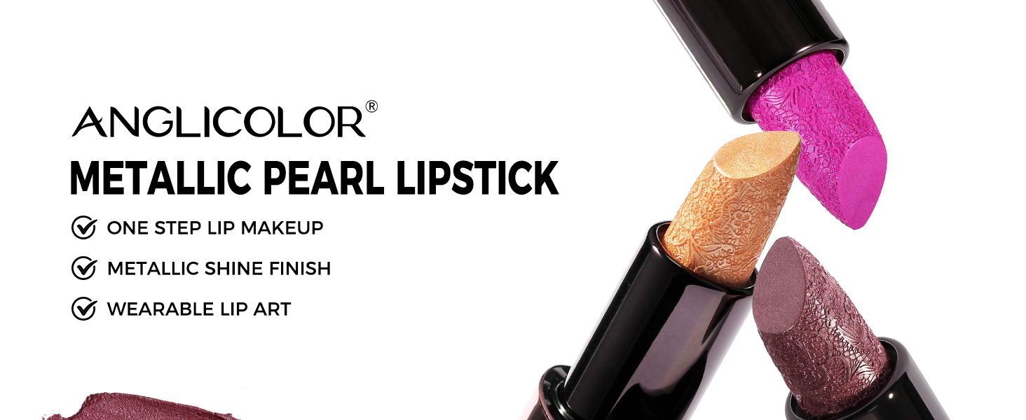 metallic lipstick