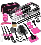 Viewsun Car Vacuum Cordless Rechargeable, 8000PA High Power Handheld Vacuum Cleaner with 17PCS Ca...