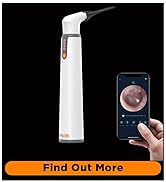 MOBI CONNECT Wi-Fi Otoscope for Ears, Nose &amp; Throat - 1080P HD Lens, Multi-Axis Gyroscope, 6 LED 