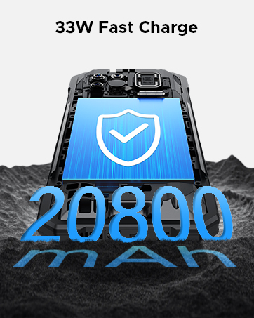  DOOGEE Fire 6 Max(2025) 5G Rugged Smartphone with Thermal Image Camera