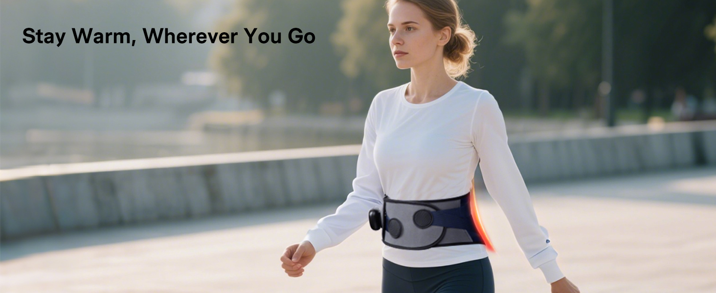 Lower Back Wearable Heating Pad for Cramps