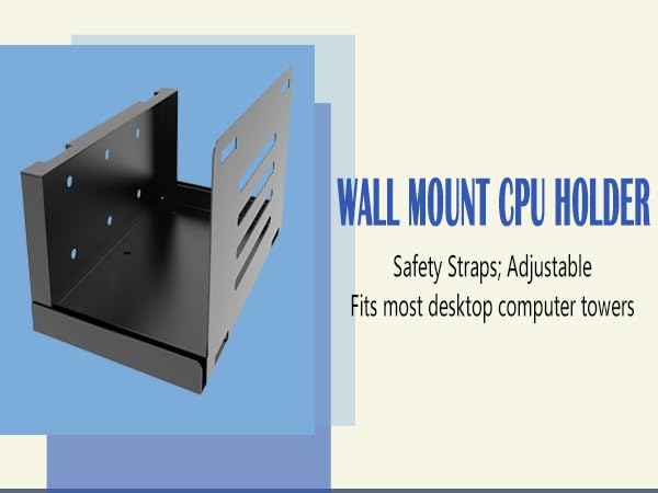 wall mount cpu holder