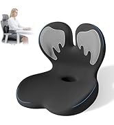 XZdream Ergonomic Seat Cushion,Office Chair Cushion with Lumbar Support Pillow,Memory Foam Car Se...