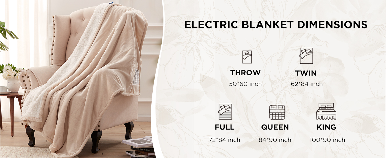 full size heated blanket