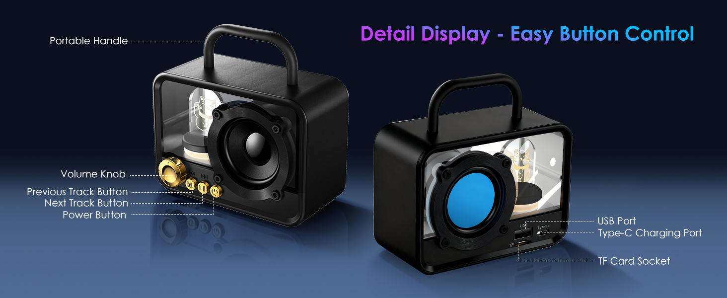 wireless audio bluetooth speaker computer bluetooth speaker Bluetooth Gifts for Teens Boy Girl