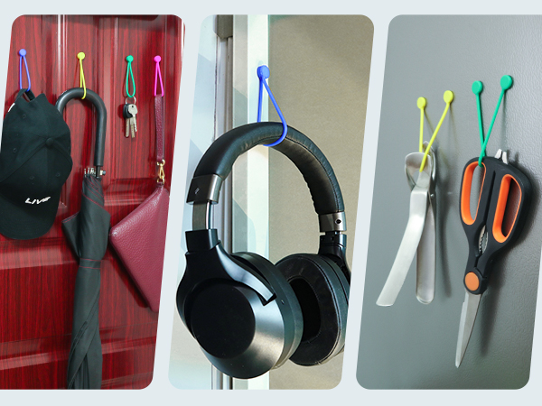 Reusable Silicone Magnetic Cable Ties for Bundling and Organizing