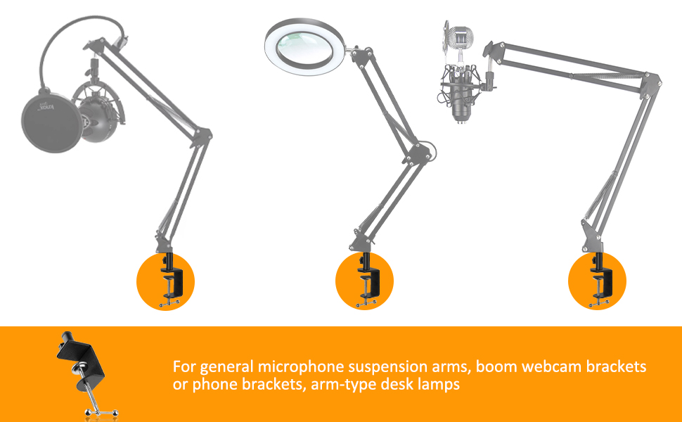 Clamp for Mic Arm Desk Mount2