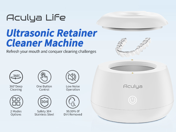 Ultrasonic denture cleaner