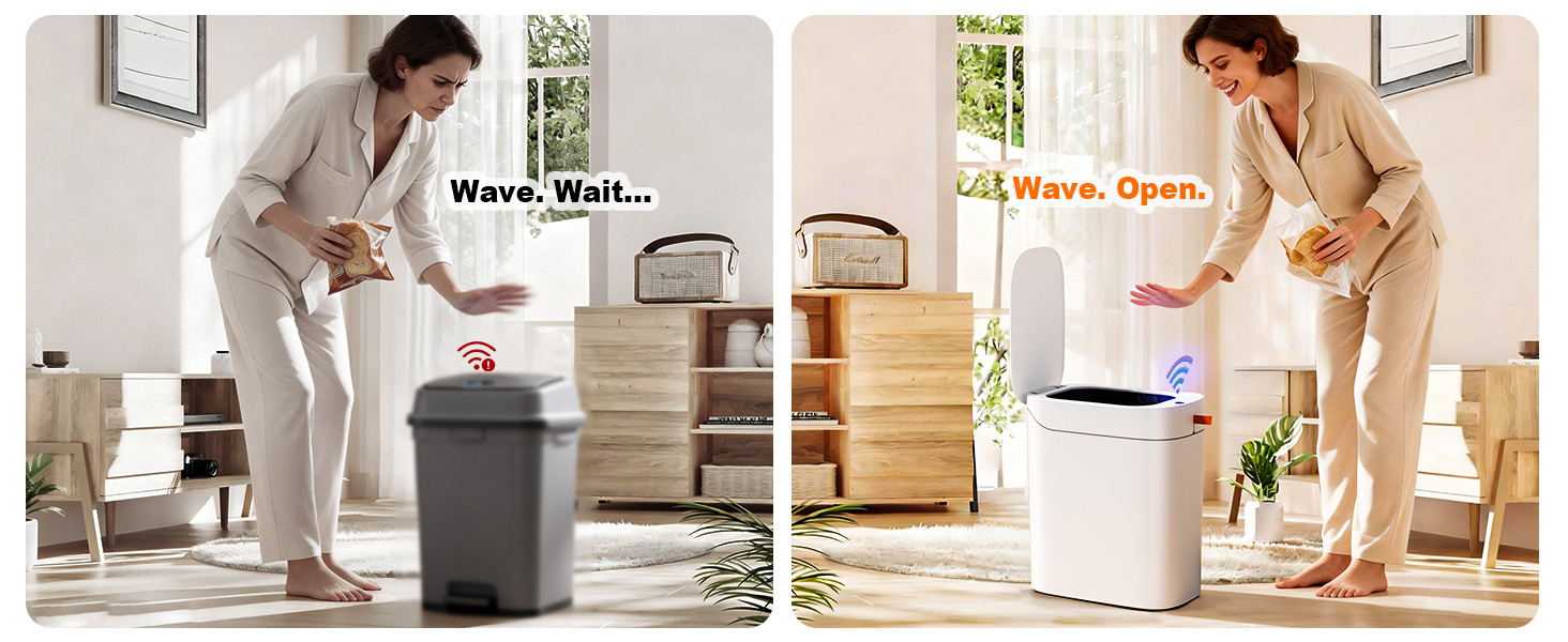 automatic garbage bin
