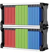 HEATFUN Game Storage, Video Game Tower Compatible with PS5, PS4, PS3, Xbox One Games with 2 Hooks...