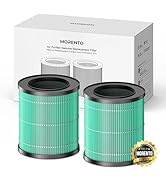 MORENTO 2 Pack MR2566 Genuine Air Purifier Replacement Filter for MR2566 Air Purifier, Pet Dander...