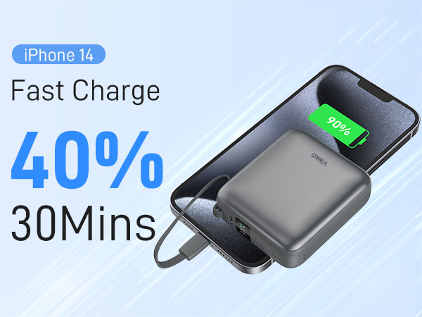 cell phone battery pack smart digital led display phone battery bank portable charger