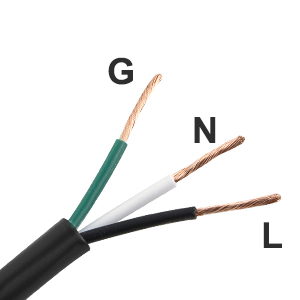 T5 T8 Cord with GROUND WIRE