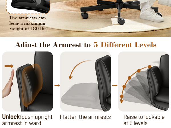 Cross Legged Desk Chair