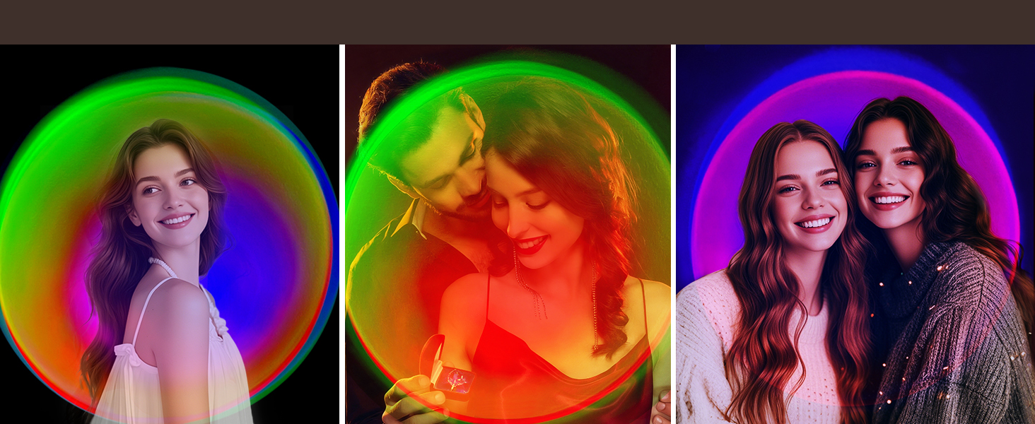 easuntec rgb night light rechargeable motion sensor color changing night light white A+ 010