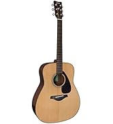 Yamaha FG800J Solid Top Dreadnought Acoustic Guitar, Natural