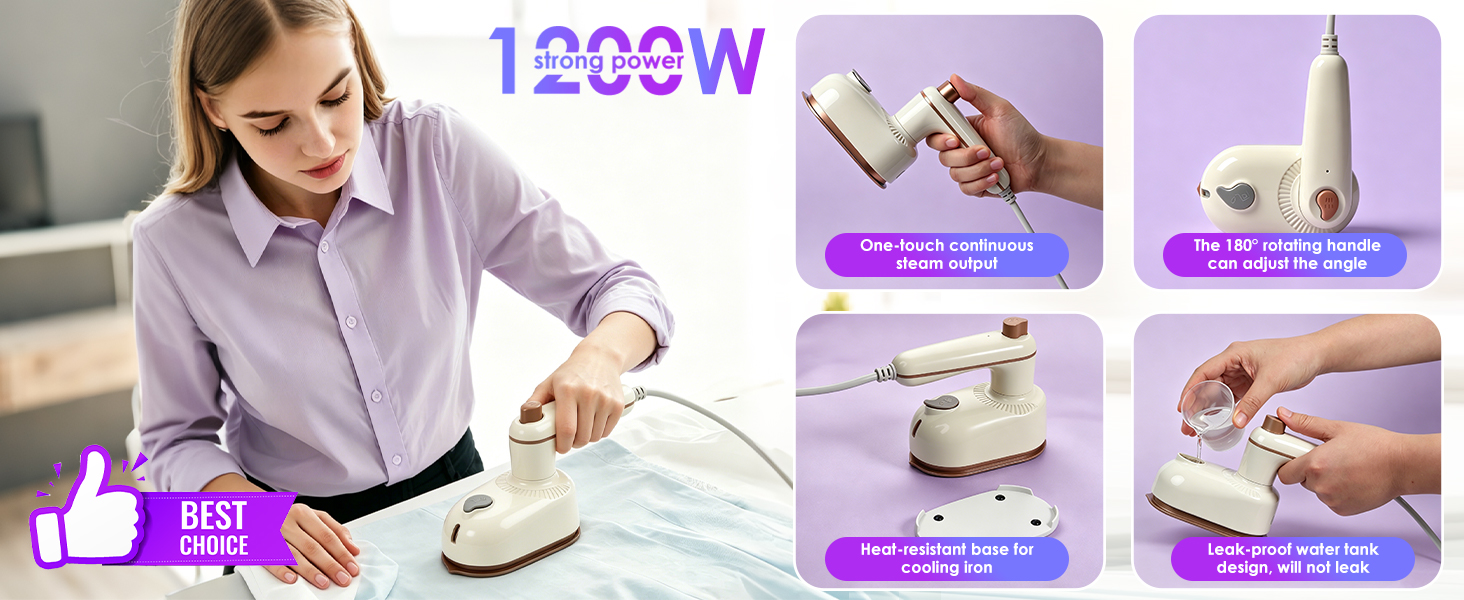 travel iron mini with steam