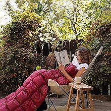 Relaxing with a book