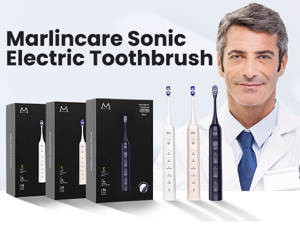 marlincare sonic electric toothbrush