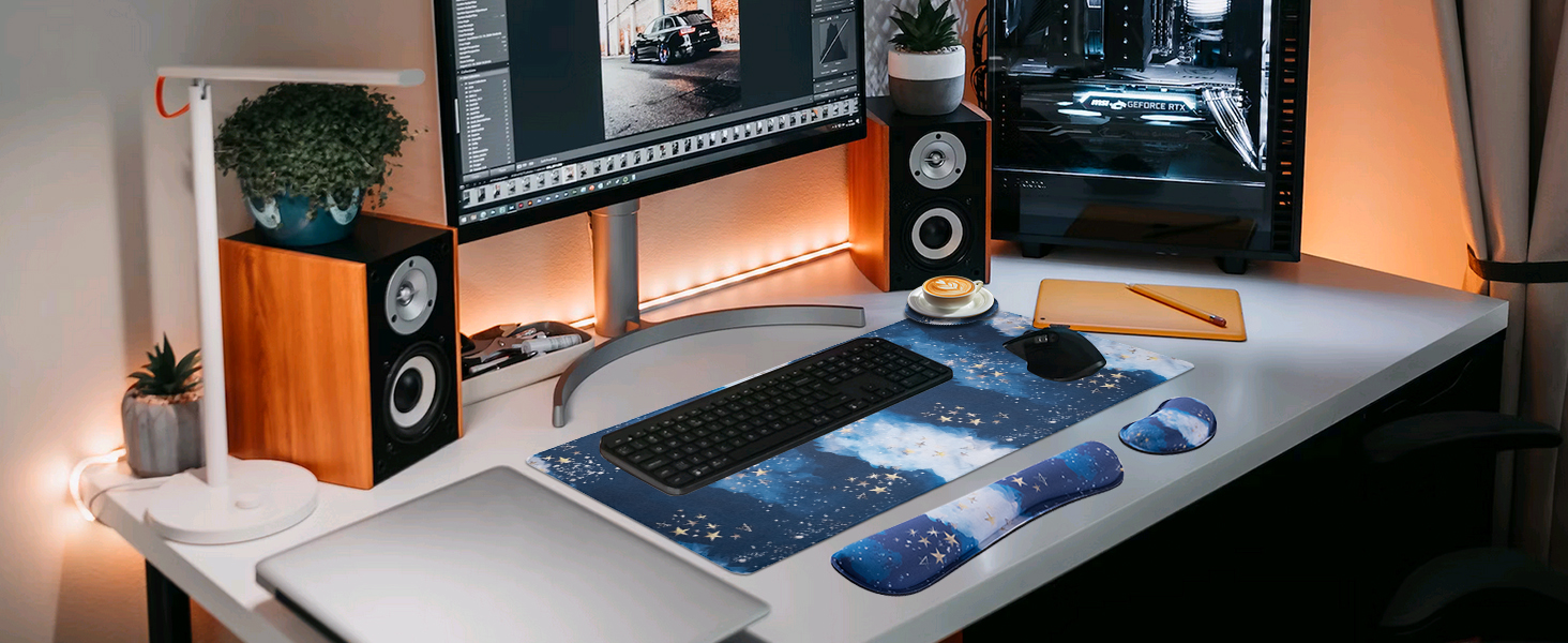 mouse pad with wrist rest