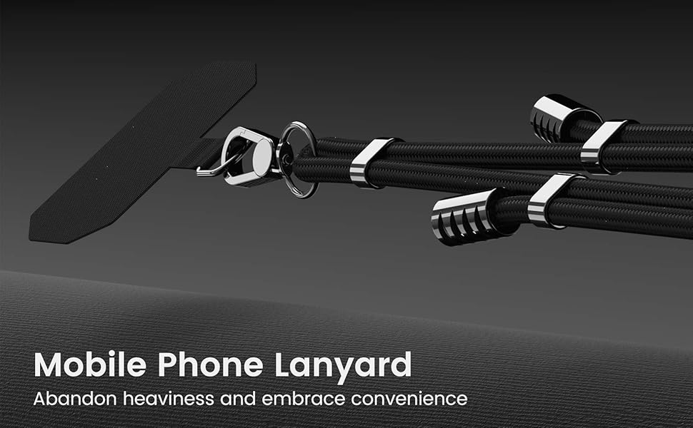adjustable phone lanyard crossbody