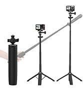 Flymile 20" Action 6 Camera Tripod for DJI Osmo Action 5 Pro/Pocket 3/Nano, 360° Adjustable Small...