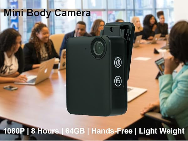 Lenofocus mini body camera video body cam portable small pocket clip on camera pov camera