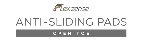 FLEXZENSE ANTI-SLIDING PADS OPEN TOE Banner