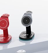 4 in 1 Wireless Charger Charging Station for iPhone,Qi2 Certified 15W Magnetic Charging Stand