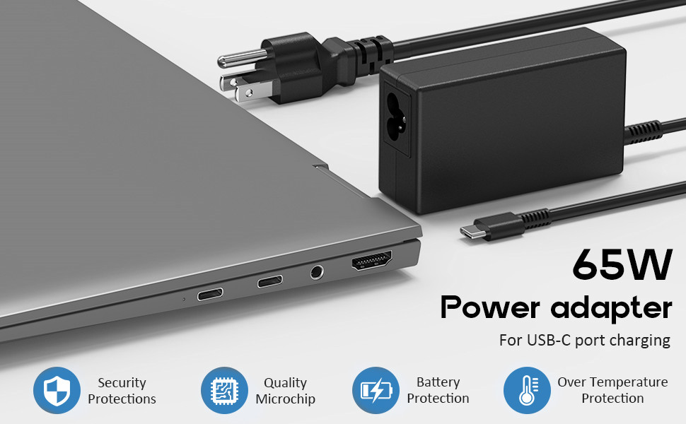 20V 3.25A 65W USB Type C charger