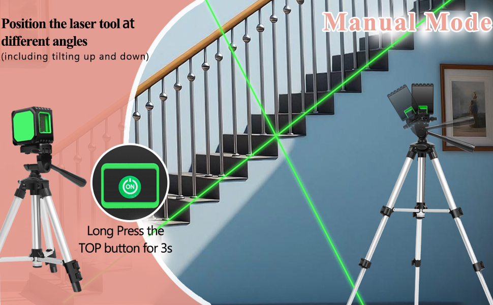 Laser level with tripod