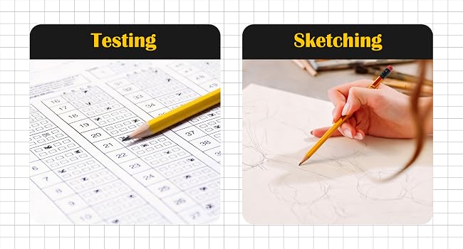 Pre-sharpened and ready to use, saving time with consistently sharp points for neat writing